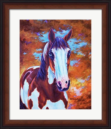 Framed Medicine Horse Print