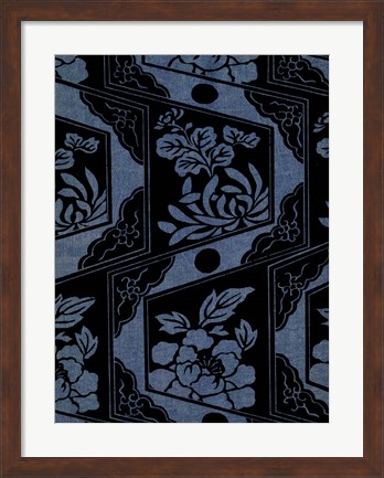 Framed Japanese Patterns IV Print