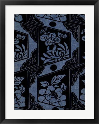 Framed Japanese Patterns IV Print