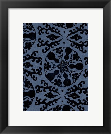 Framed Japanese Patterns VI Print