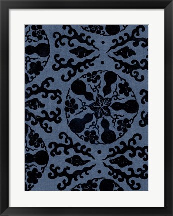 Framed Japanese Patterns VI Print