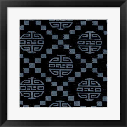 Framed Japanese Patterns VIII Print