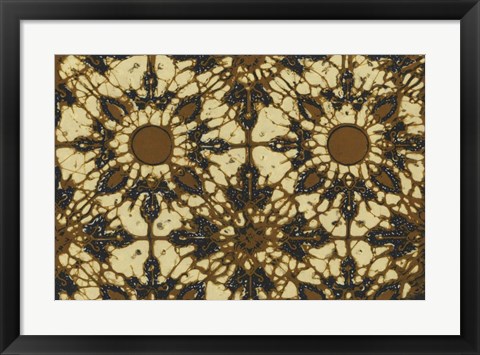 Framed Ethnic Batik VI Print