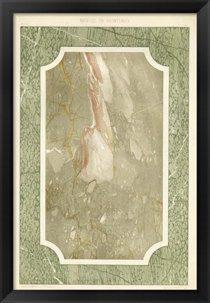 Framed Marble Varieties VI Print