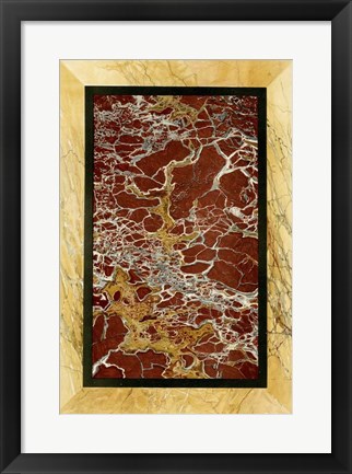 Framed Marble Varieties VII Print