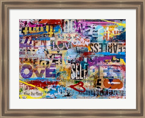 Framed Metromix Luv II Print