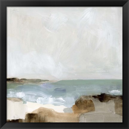 Framed Ocean Sigh I Print