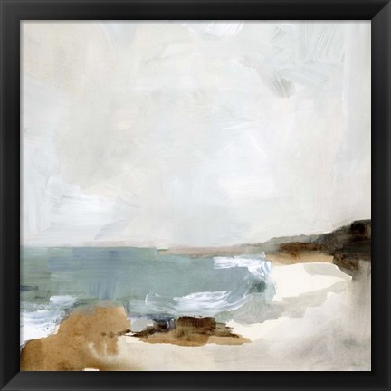 Framed Ocean Sigh II Print