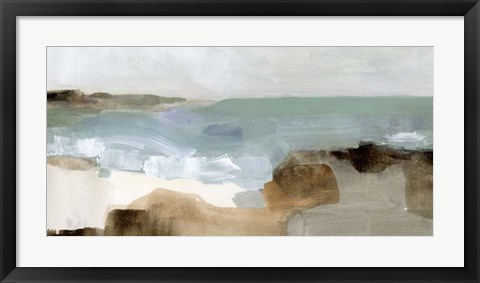 Framed Ocean Sigh III Print