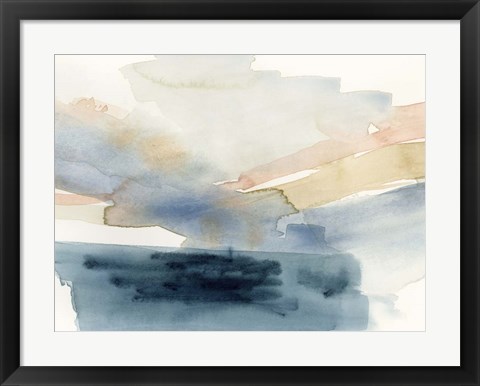 Framed Watercolor Swathe II Print