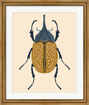 Framed Beetle Bug II Print