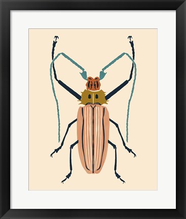 Framed Beetle Bug IV Print