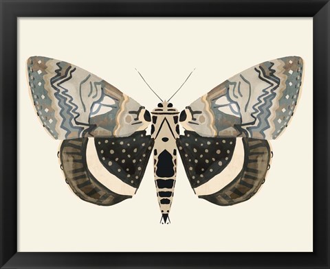 Framed Neutral Moth I Print