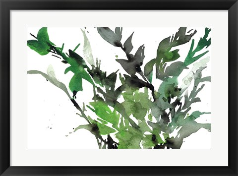 Framed Just the Leaves I Print