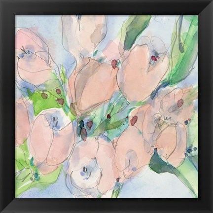 Framed Tulip Bouquet II Print