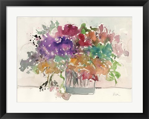 Framed Mix Flowers I Print