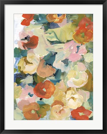 Framed Country Flowers II Print