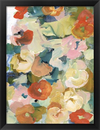 Framed Country Flowers II Print