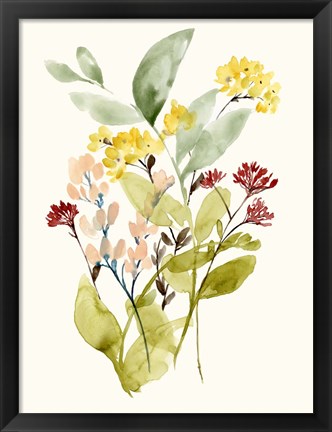 Framed Spring Sprigs I Print