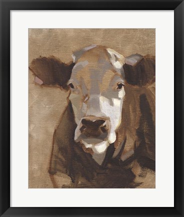 Framed East End Cattle I Print