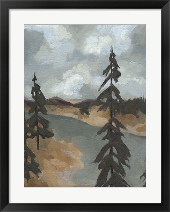 Framed Yellowstone River II Print