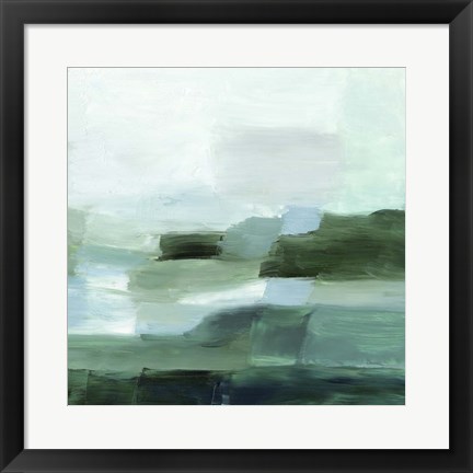 Framed Verte Horizon I Print