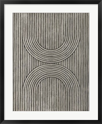 Framed Cedar Grooves II Print