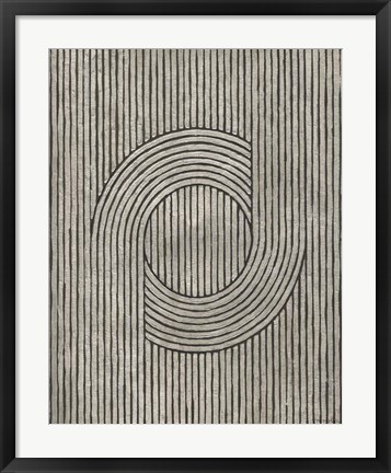 Framed Cedar Grooves III Print