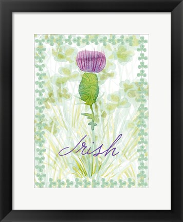 Framed Lucky Shamrock II Print