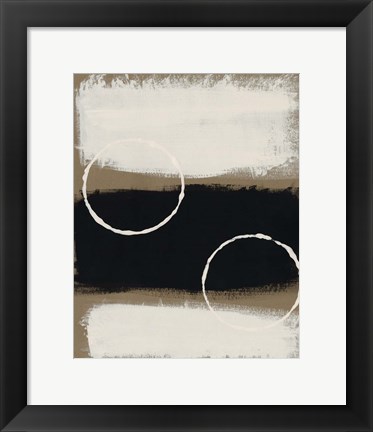 Framed Neutral Rings I Print