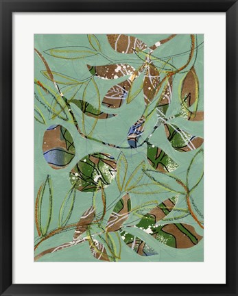 Framed Nature on Sage II Print