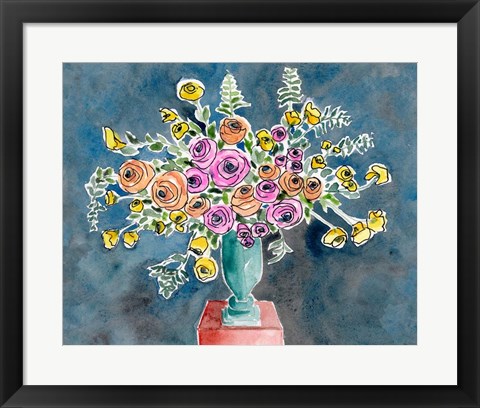 Framed Abundant Arrangement II Print