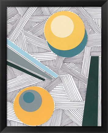 Framed Lines and Shapes II Print