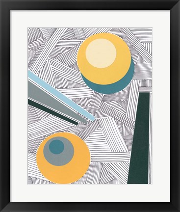 Framed Lines and Shapes II Print