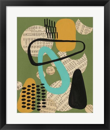 Framed Contemporary Configuration III Print