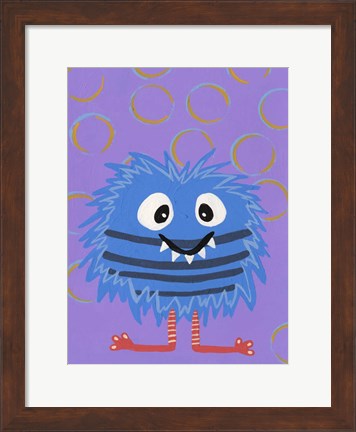 Framed Happy Creatures I Print