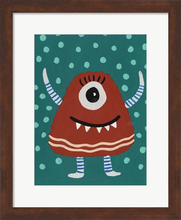 Framed Happy Creatures VI Print