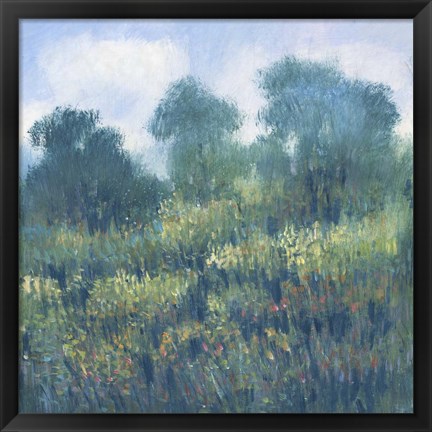 Framed Meadow Wildflowers II Print