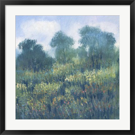 Framed Meadow Wildflowers II Print