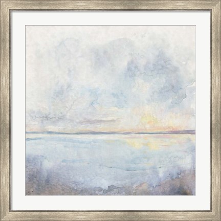 Framed Sea Mist I Print