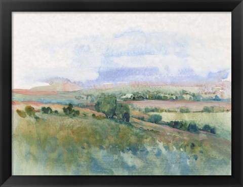 Framed Hilltop Vista II Print