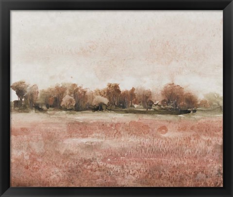 Framed Red Soil I Print