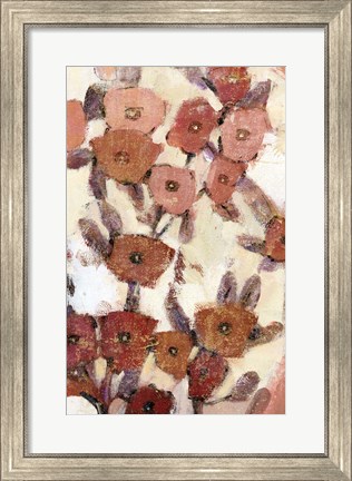 Framed Floral Patterns I Print