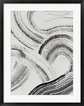 Framed Zen Flow I Print