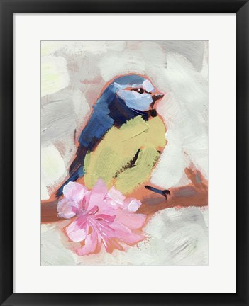 Framed Painted Songbird II Print