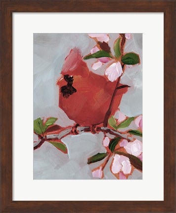 Framed Painted Songbird IV Print