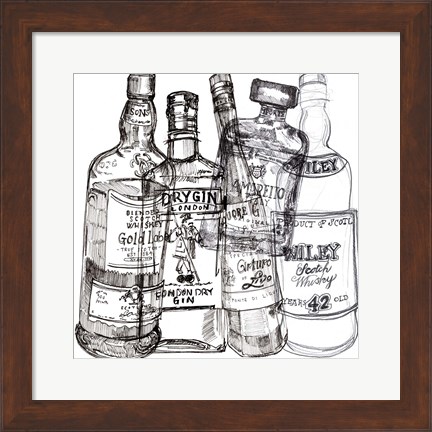 Framed Whiskey Wednesdays I Print