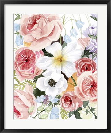 Framed Wildflower Dreams I Print