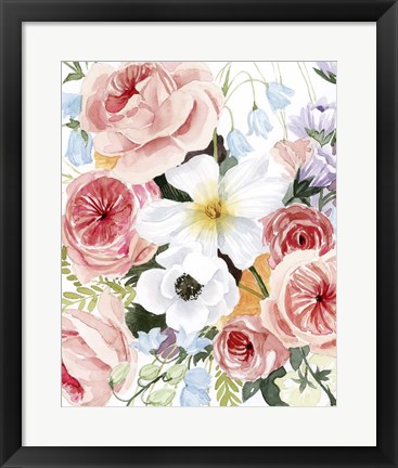 Framed Wildflower Dreams I Print