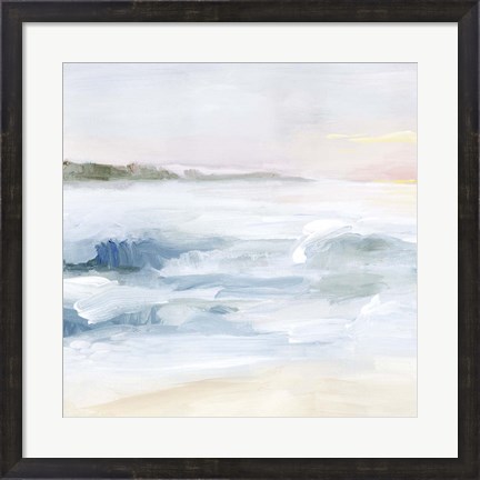 Framed Surf at Dawn I Print